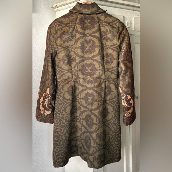 Anthropologie | Women’s olive green/brown Plenty by Tracy Reese Janice Boho Coat - Picture 16 of 16